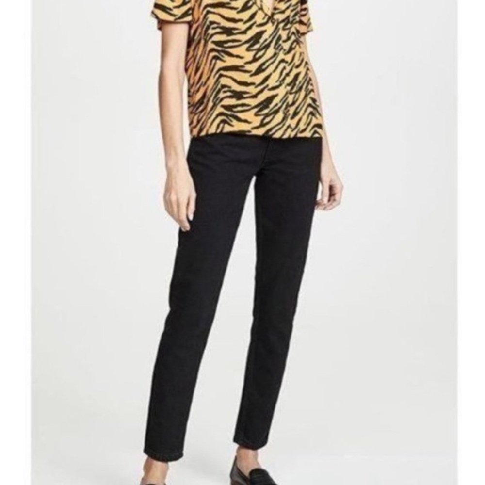 Boyish The Billy High Rise Skinny Jeans La Strada Black Size 26